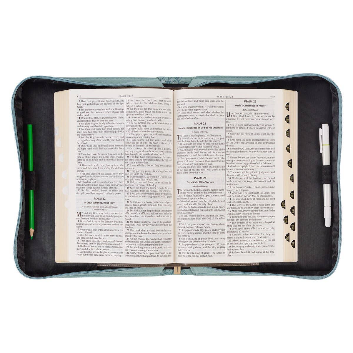 I Know the Plans Jer. 29:11 Teal Bible Cover