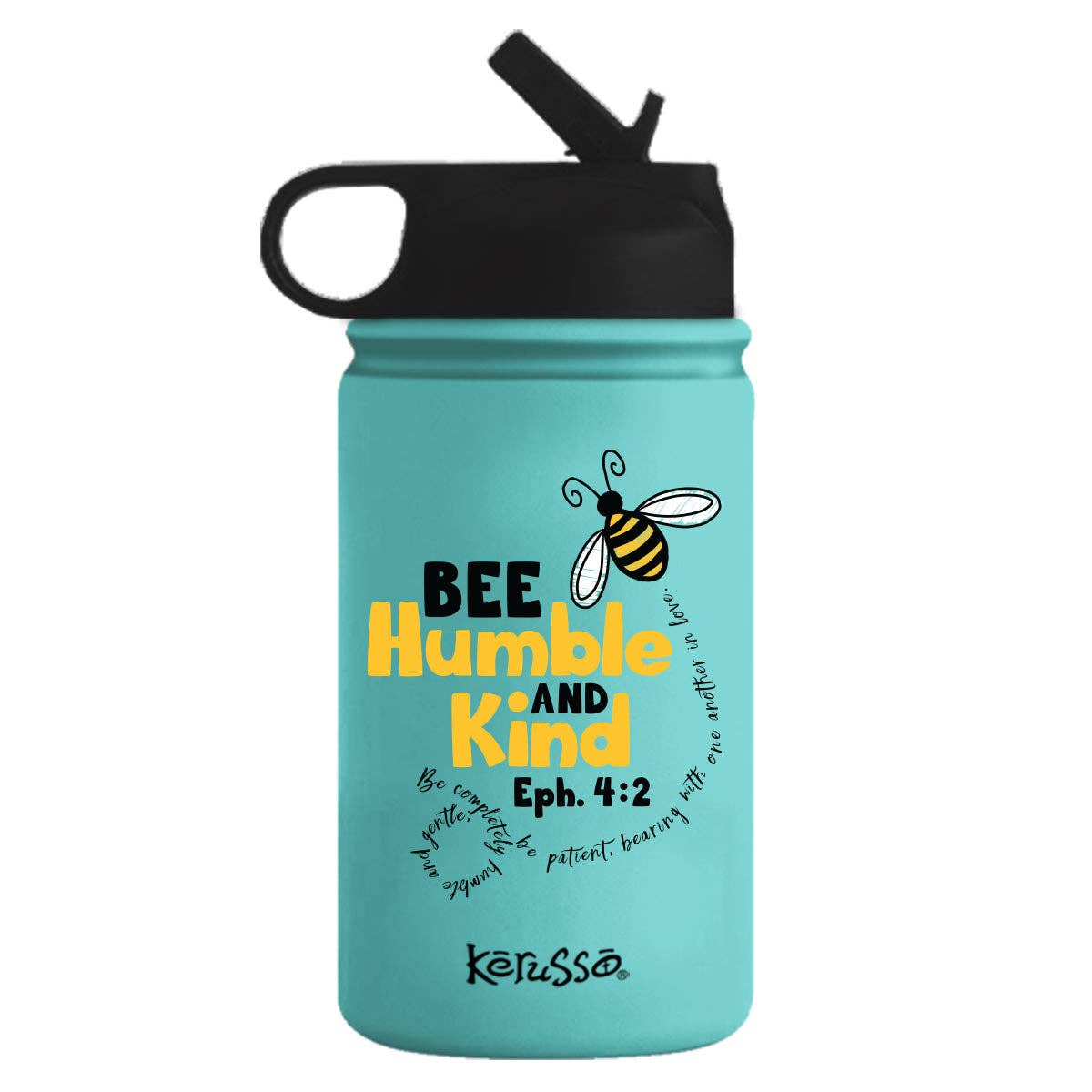 12 oz Stainless Steel Bee Humble Sport Bottle