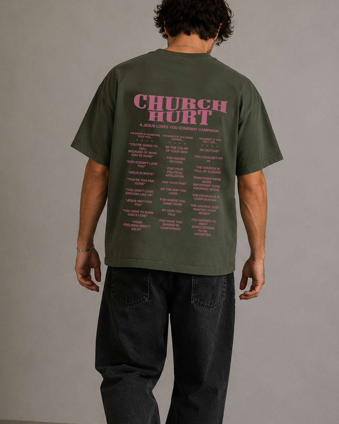 "Church Hurt Collection" Statement Tee