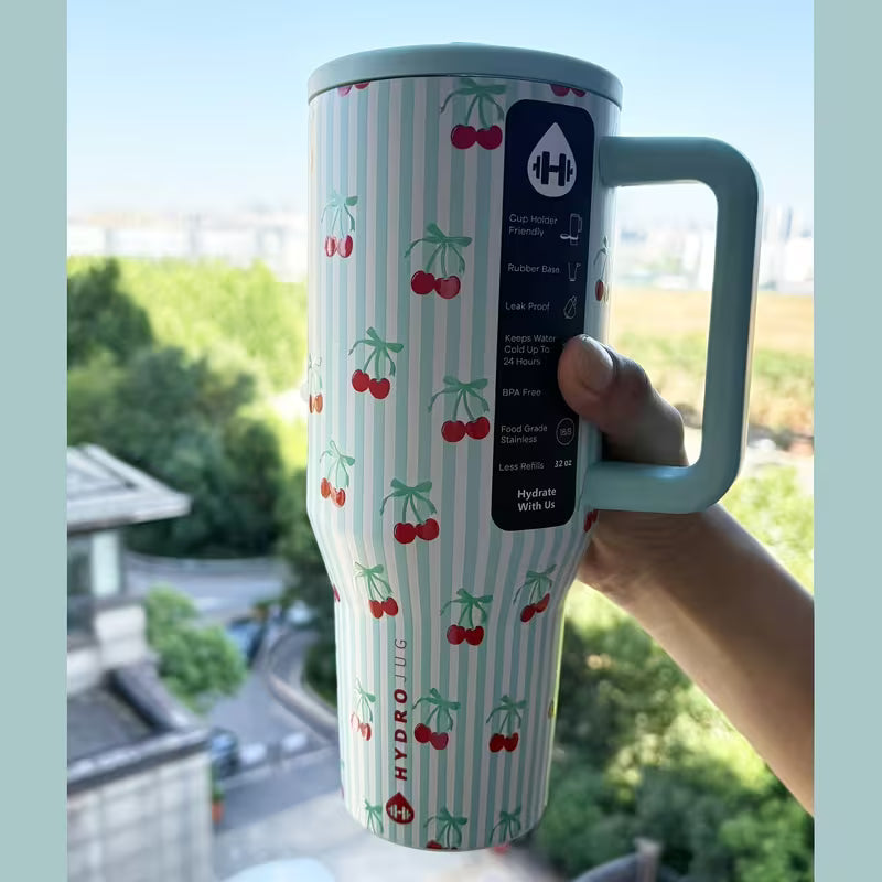 HydroJug 40oz Traveler Tumbler: Cherry