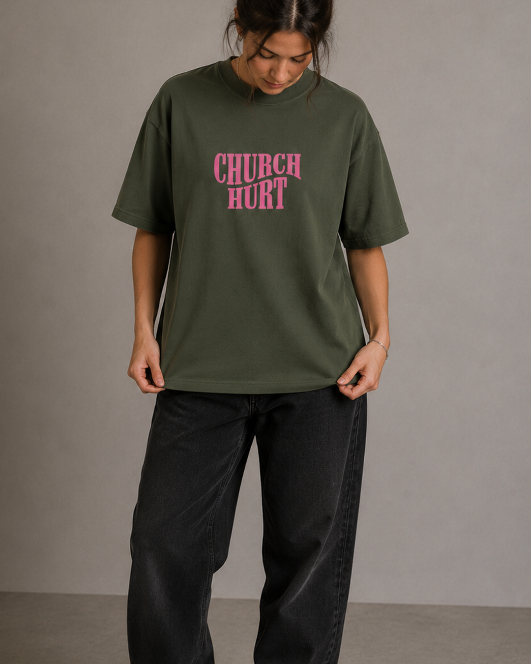 "Church Hurt Collection" Statement Tee
