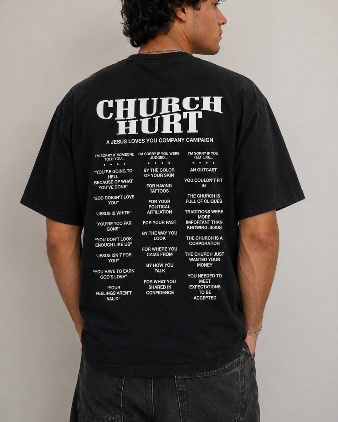"Church Hurt Collection" Statement Tee