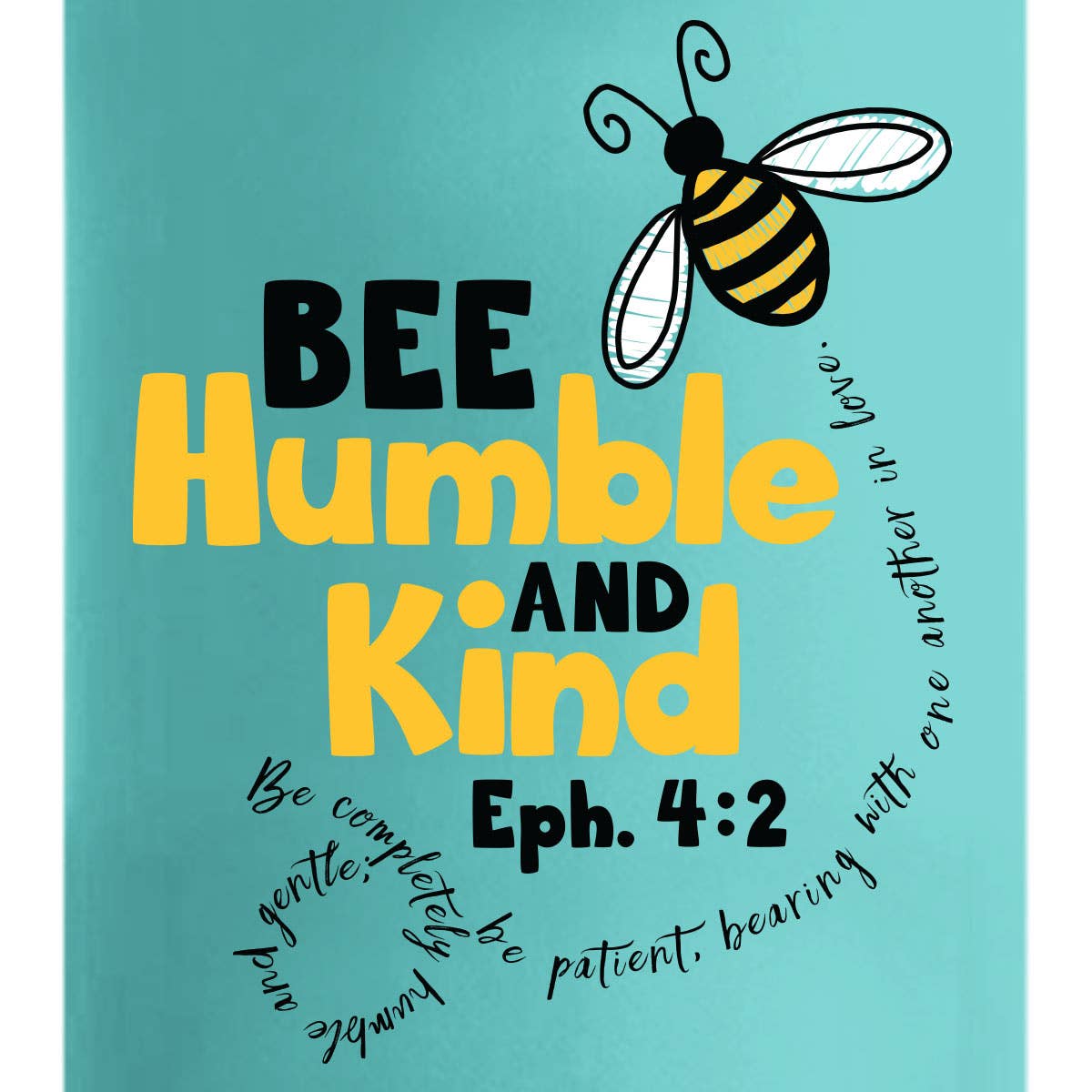 12 oz Stainless Steel Bee Humble Sport Bottle
