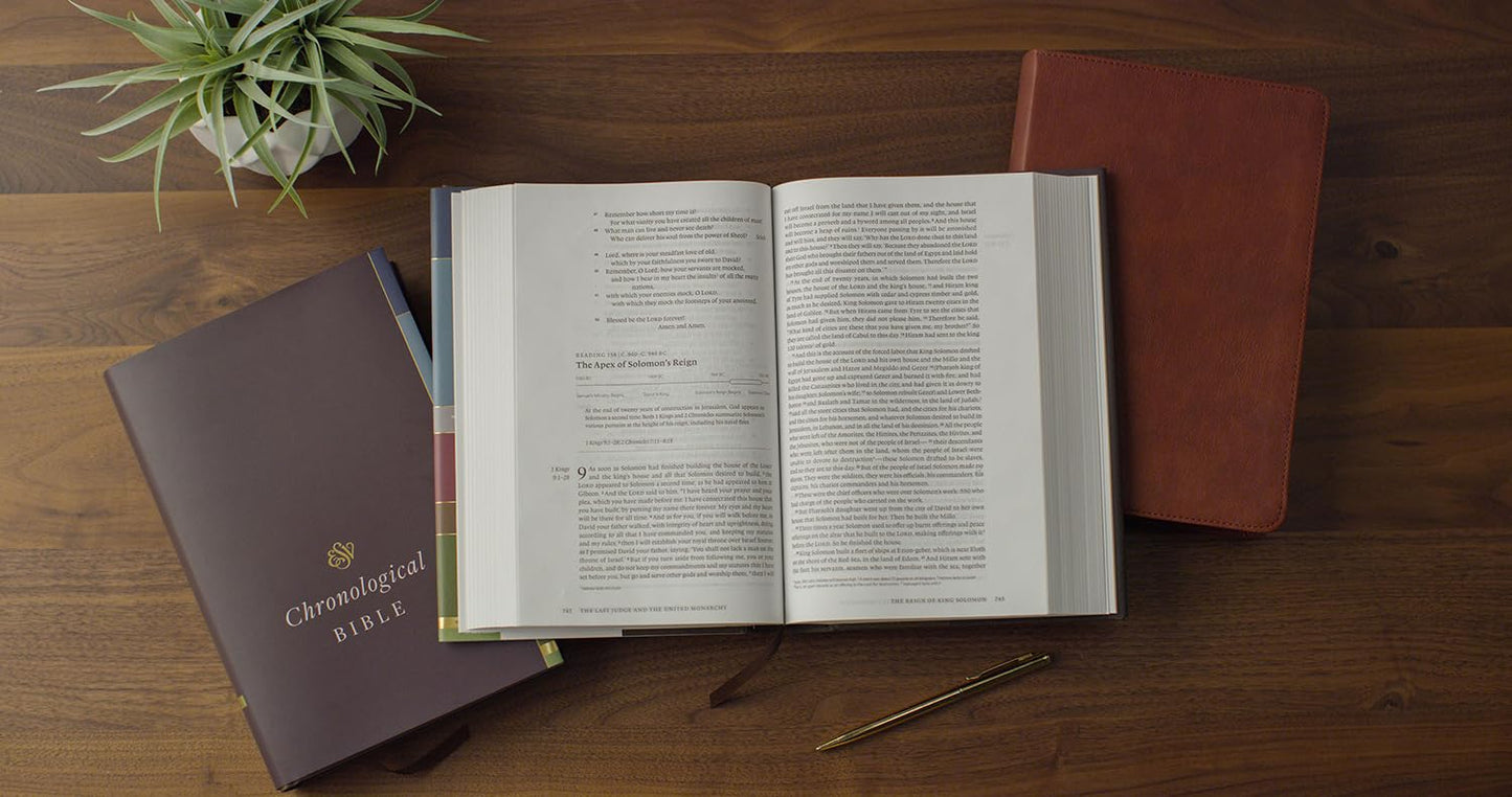 ESV Chronological Bible (TruTone, Brown)