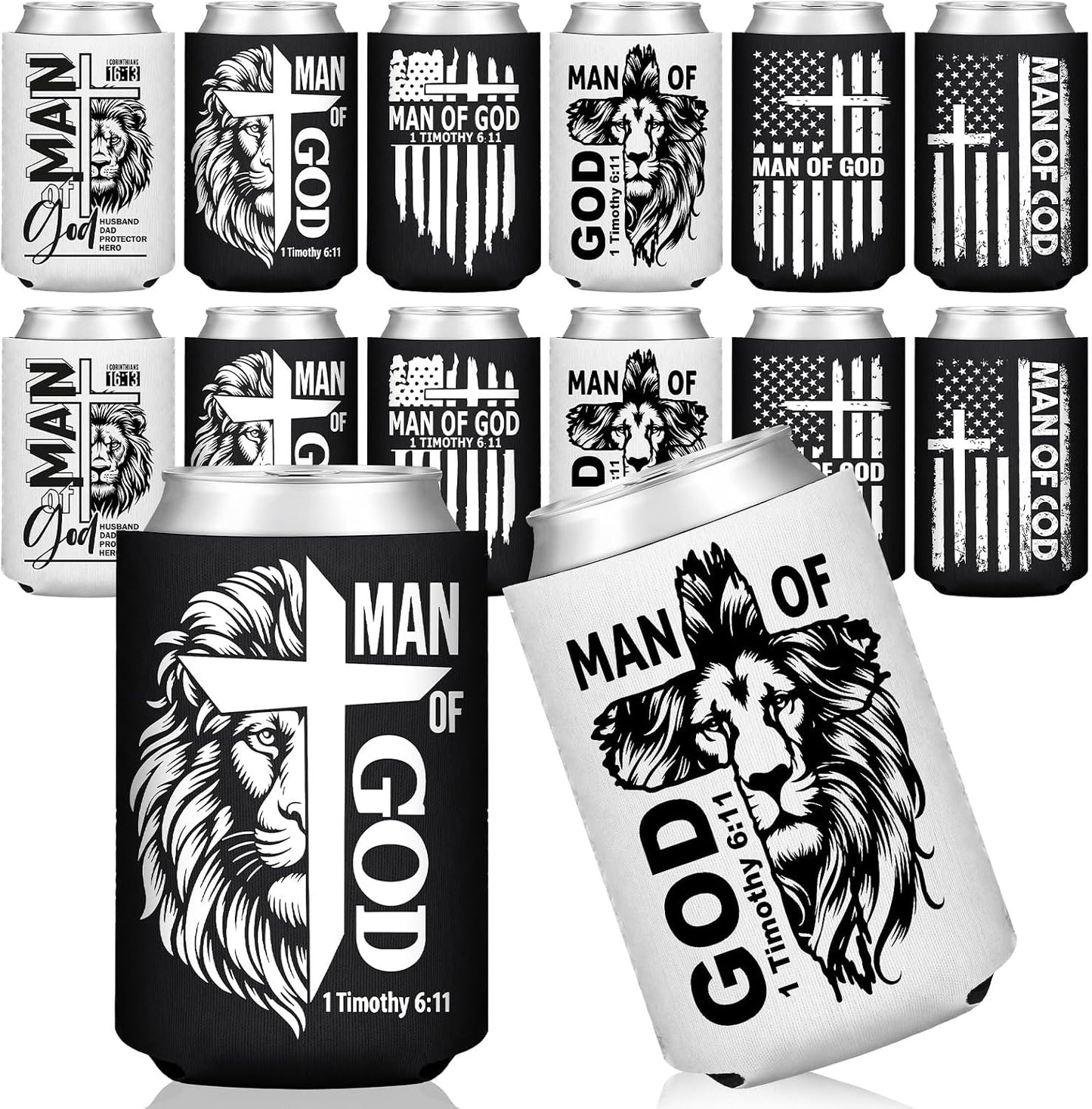 Men's "Man of God" Koozie