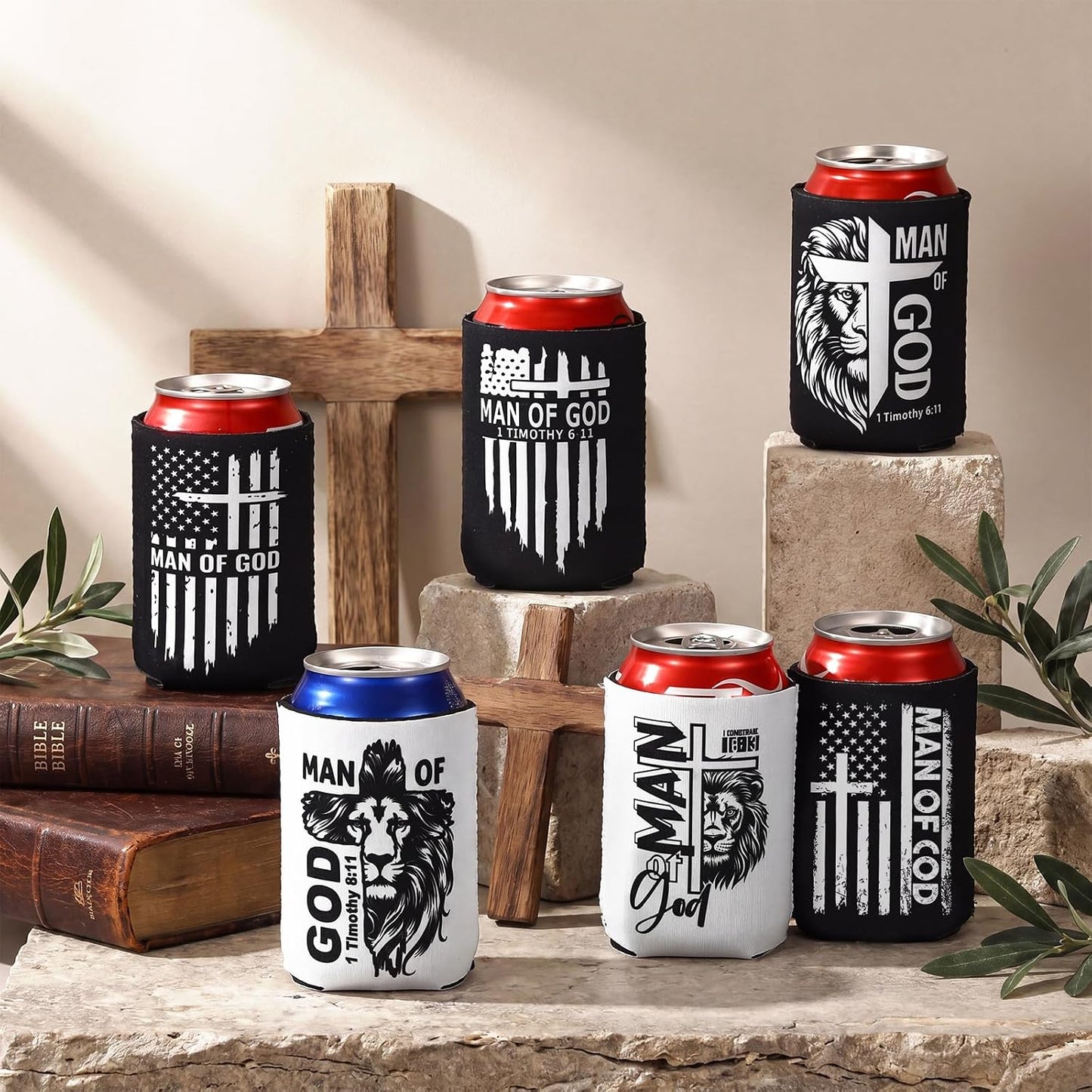 Men's "Man of God" Koozie