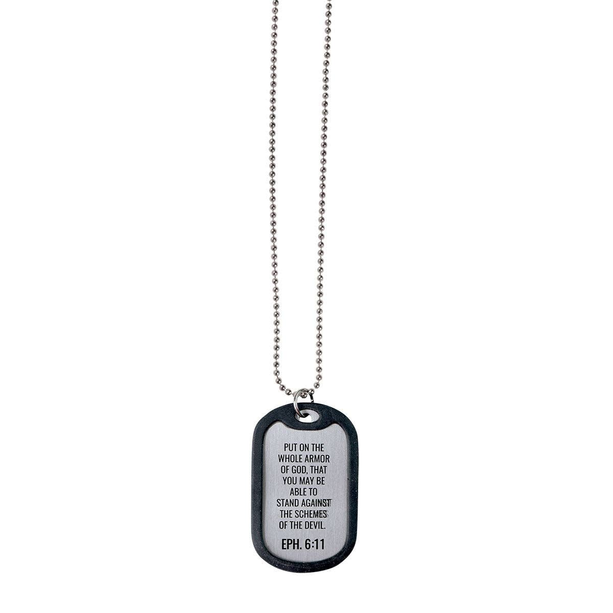Faith Gear Dogtag Armor Of God Necklace