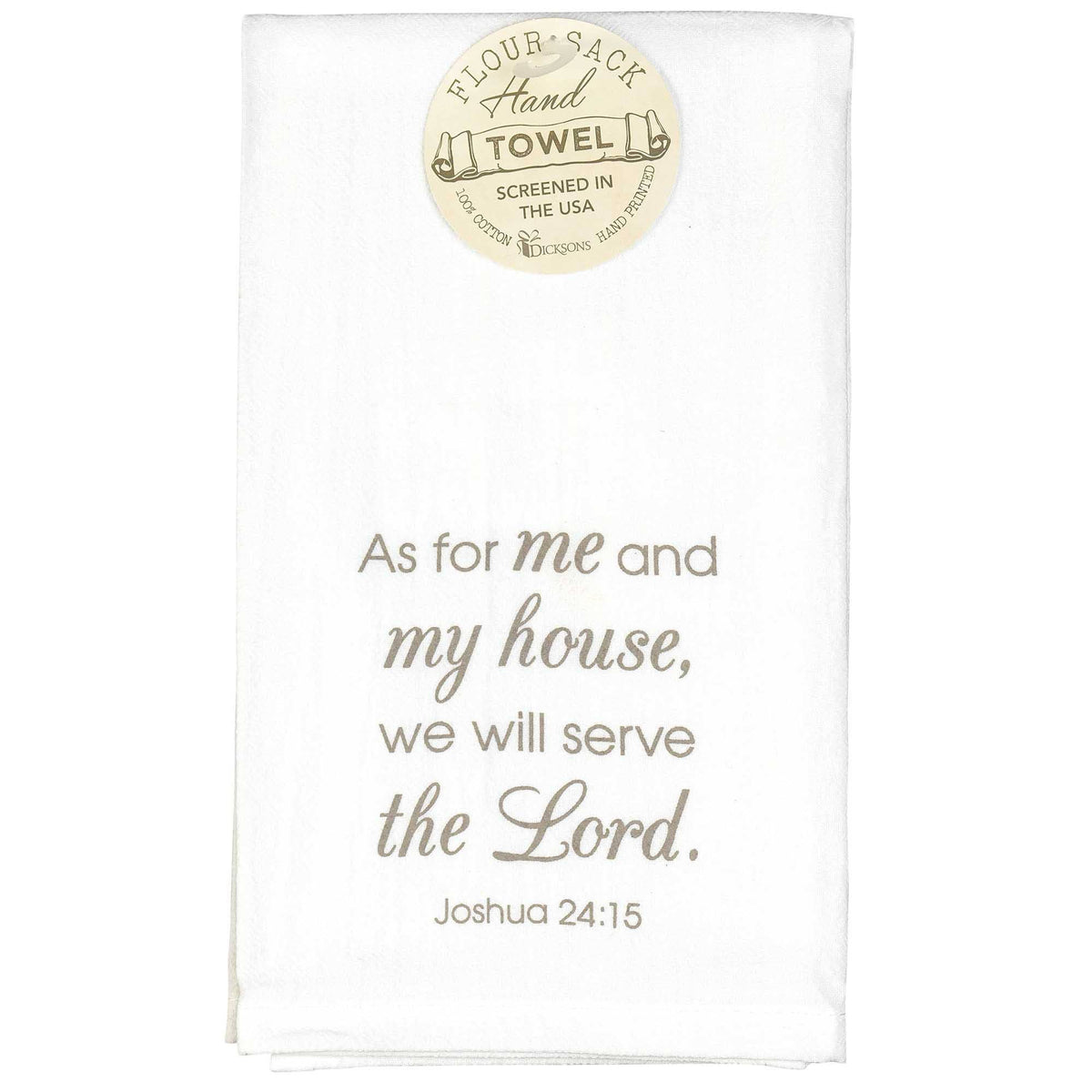 As For Me And My House Floursack Towel