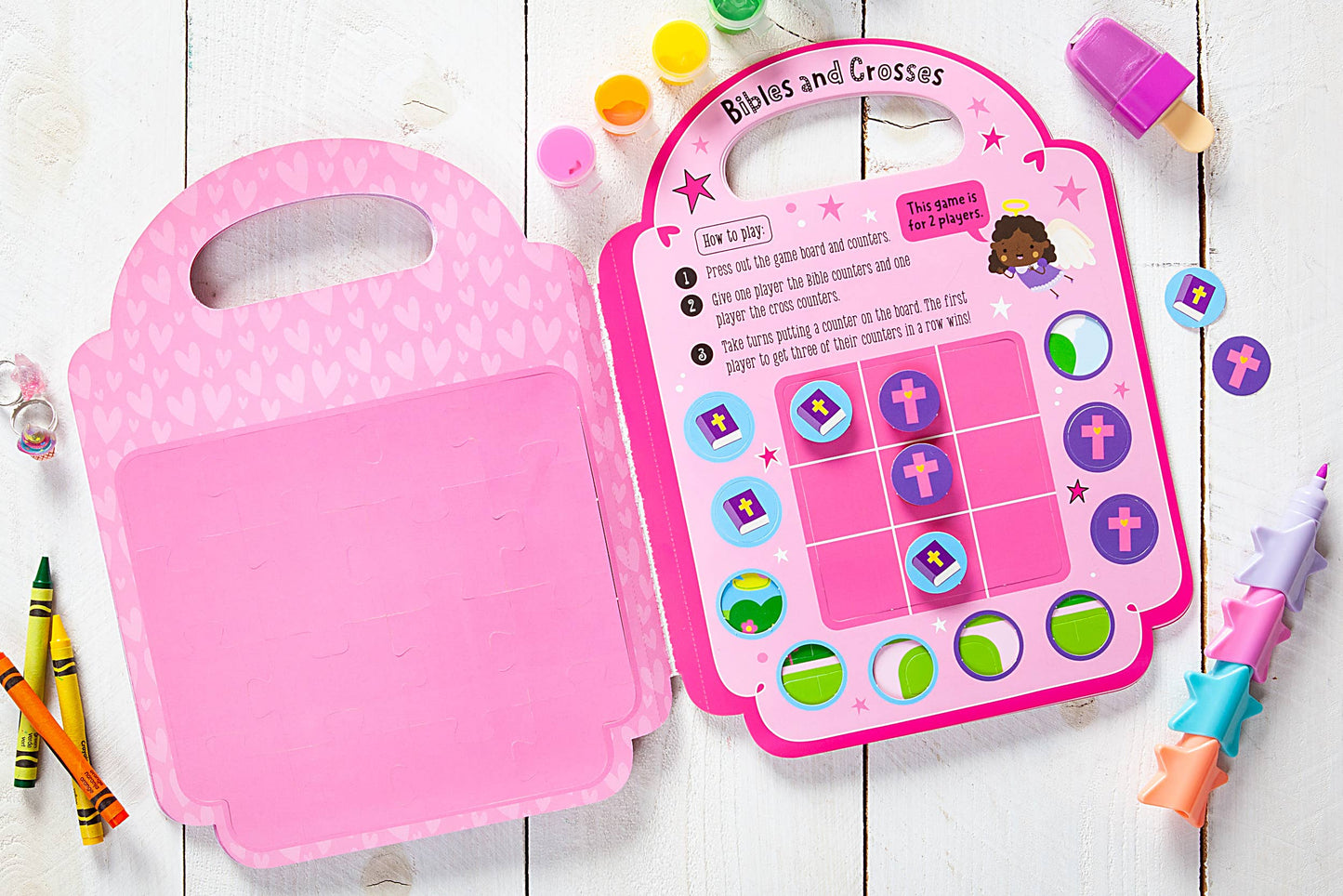 My Pretty Pink Bible Activity Book (Ages 3+, Summer Reading)