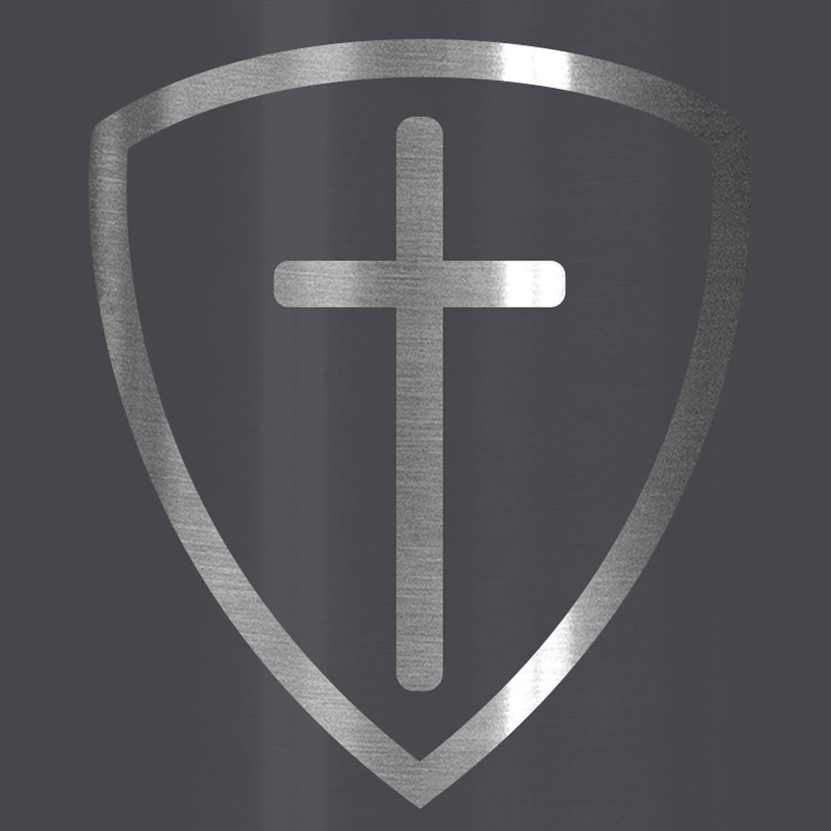 42 oz Magnum Steel Cross Shield Drink Tank