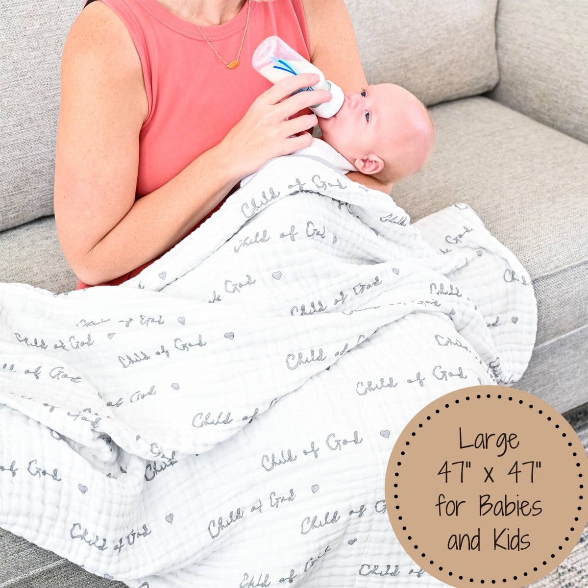 Child Of God Baby Toddler Muslin Quilt