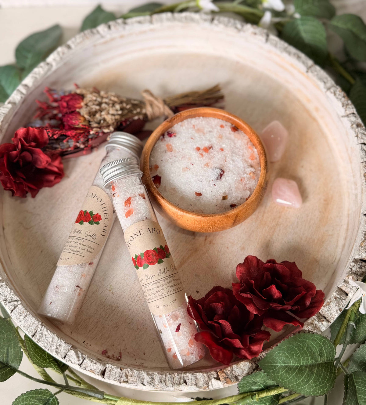 Ruby Rose Bath Salt Tubes