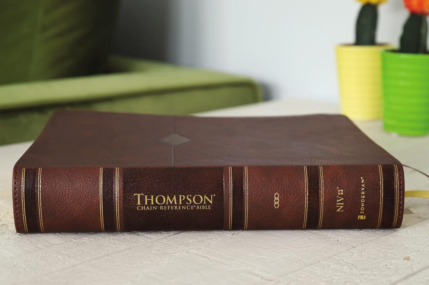 NIV, Thompson Chain-Reference Bible (Brown Leathersoft, Revised and Updated)
