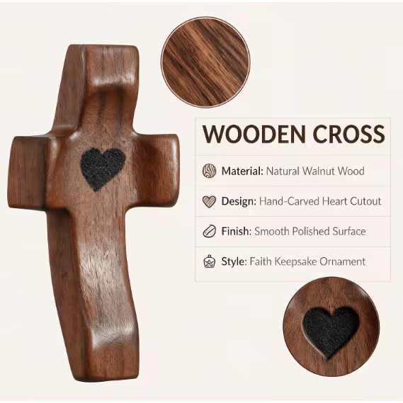 Wooden Thumb Prayer Cross